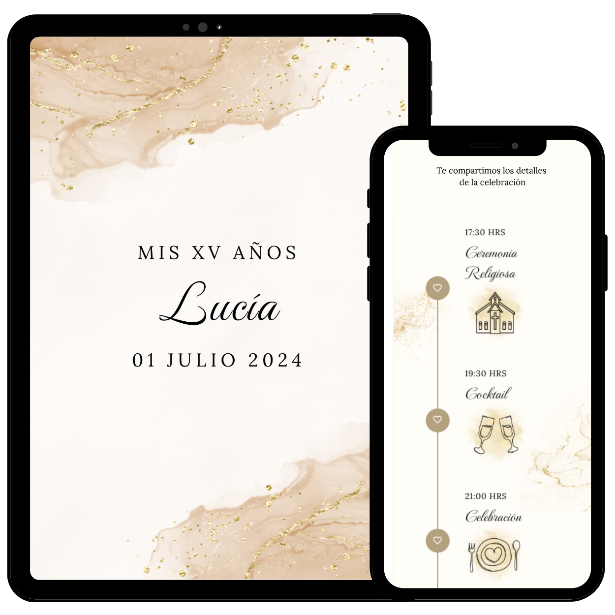 invitaciondexvanos-texturasdorado